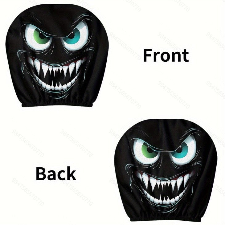 Elastic Double-Sided Car Headrest Cover