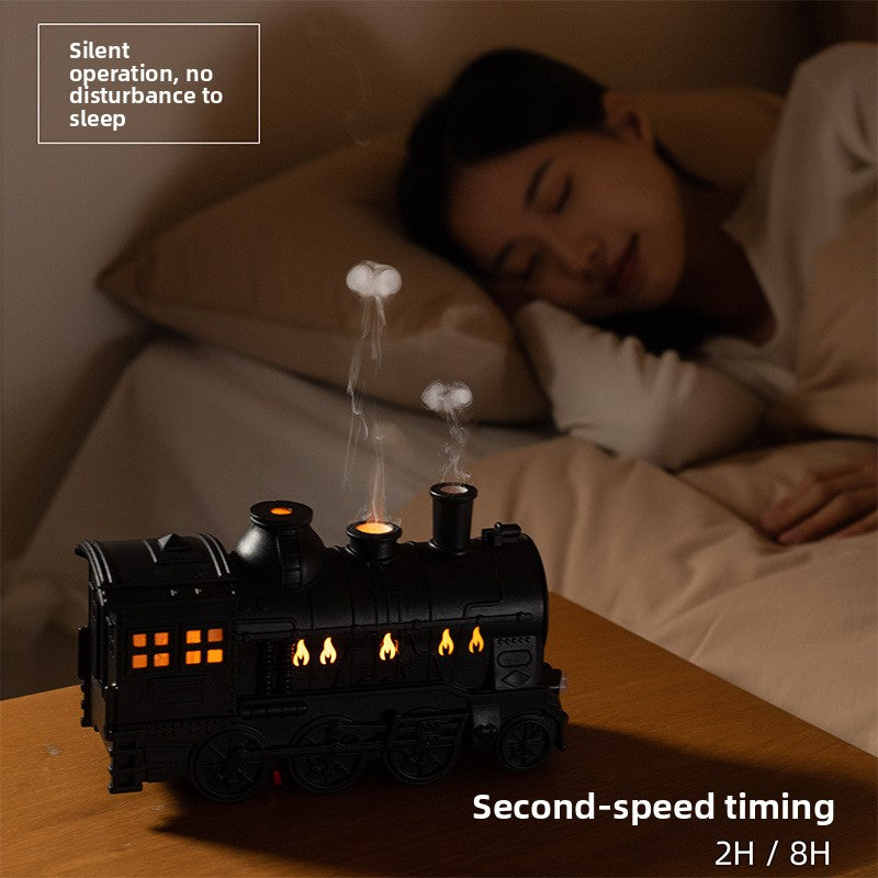 Ultrasonic Train Aroma Diffuser with Colorful Light